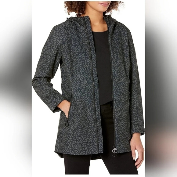 Tribal Jackets & Blazers - Tribal Women's Animal Print Water Repellent Raincoat with  Hood